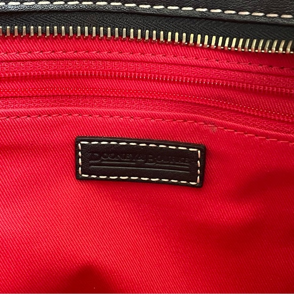 Dooney & Bourke Signature Collection DB Anniversary Print Leather Satchel Bag - Picture 6 of 9